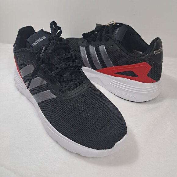 Adidas Nebzed Cloudfoam Lifestyle Running GX4284 Black‎ /Vived Red Men SZ 11 main image 4